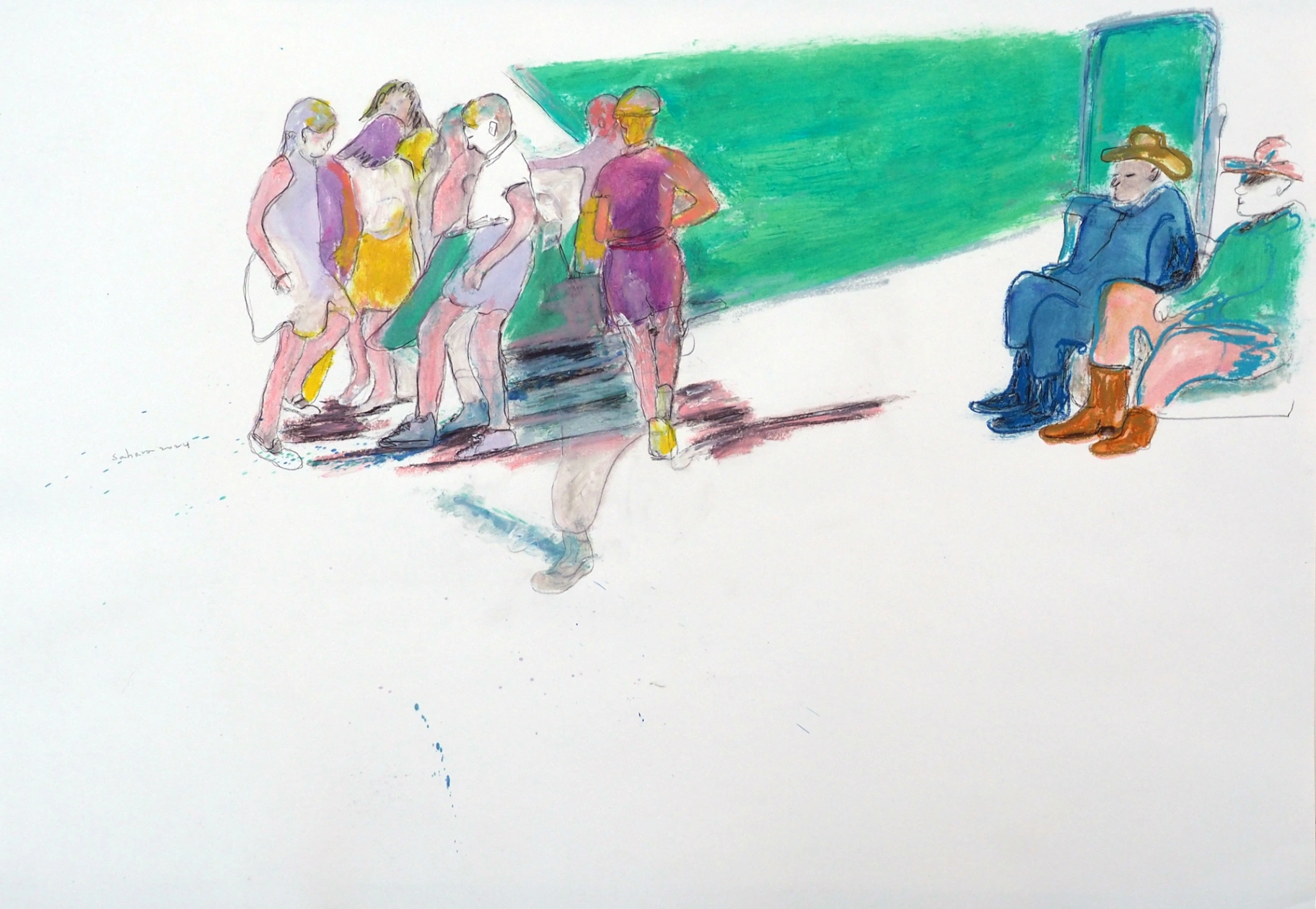 Imagination Circus drawing series 2402