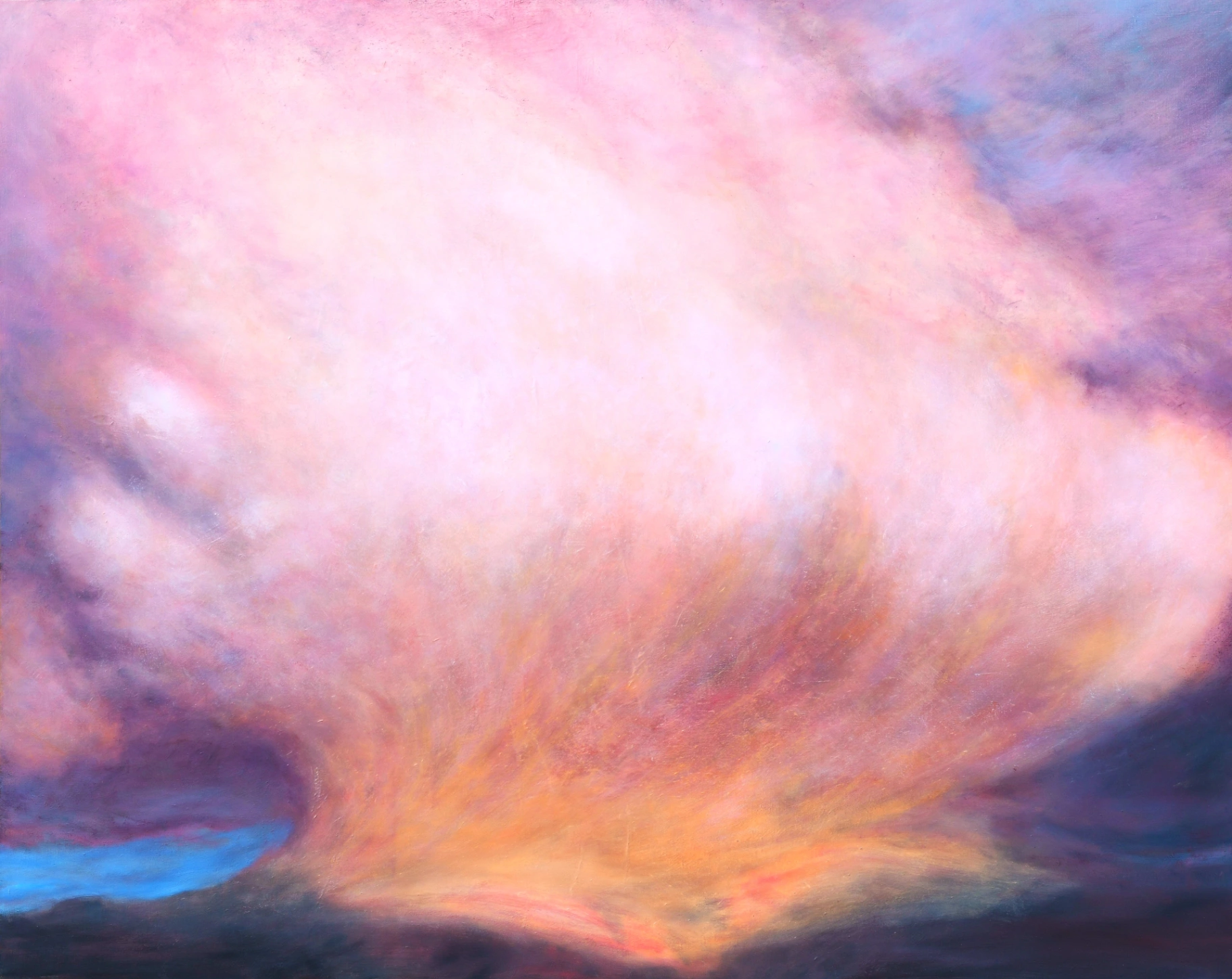 Sunrise rainbow cloud